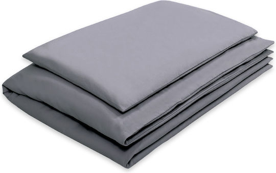 My Sweet Baby Set Baby Duvet Cover with Pillowcase Anthracite 135x100cm
