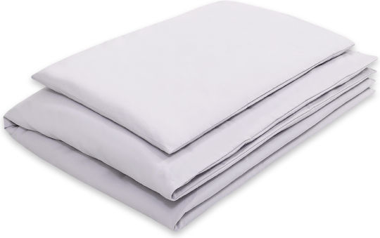 My Sweet Baby Set Baby Duvet Cover with Pillowcase Gray 135x100cm