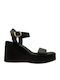 Women's Black Summer Platforms 421-Black