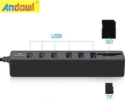 USB Hub 8 Ports (USB-A) 7267 USB Hub 8 Ports (USB-A) 7267