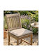 Ravelia Αδιάβροχο Μαξιλάρι Καρέκλας Κήπου Beige 45x45εκ.