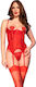 Chilirose Set Sexy De Lenjerie Cu Dantelă Roșie