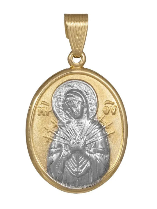 Kinder Amulette Konstantin-Münze Gold 9K