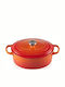 Le Creuset Volcanic Ρηχή Κατσαρόλα από Μαντέμι 4.7lt / 29cm