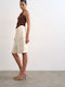 Women's High Waist Shorts Beige