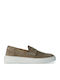 Suede Ανδρικά Loafers σε Πράσινο Χρώμα