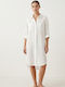 Soccus Γυναικείο Καφτάνι Παραλίας Off White