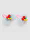 Set Kids Hair Clips with Bow Hair Clip in Turquoise Colour 5398-1-Turquoise