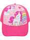 Childrenland Kids' Jockey Fabric Hat Fuchsia