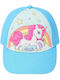 Childrenland Kinderhut Jockey Stoff Hellblau