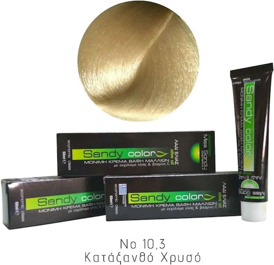 Miss Sandy Hair Dye No 10 3 Platinum Blonde Gold 60ml