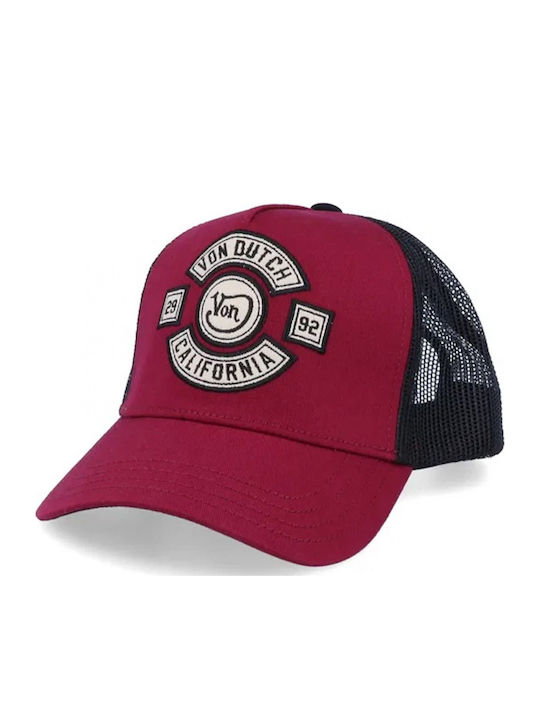 Von Dutch Jockey Trucker Pentru Bărbați Burgundy Vd 0 Cas1 Bik Bor-bordeaux