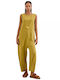 Women's Sleeveless One-piece Jumpsuit Olive