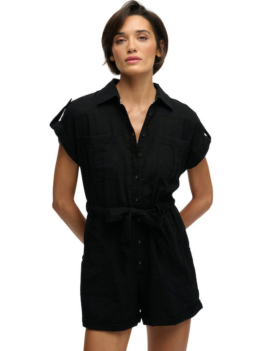 Superdry Playsuit Women's One-piece Shorts Black
