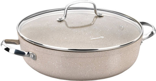 Korkmaz Granita Untiefe Topf aus Aluminium 4lt / 28cm