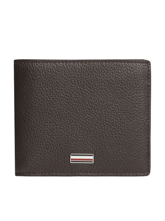 Tommy Hilfiger Δερμάτινο Ανδρικό Πορτοφόλι Καφέ