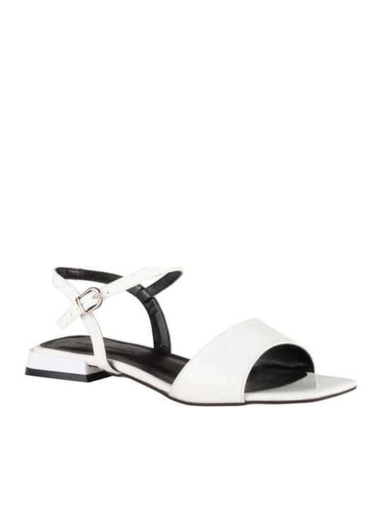 Women's Flat Sandals White