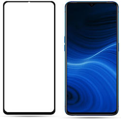 Amorus Full Glue Стъклен Протектор Realme 6 6s 6 Pro Черен