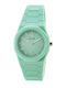 Loisir Women's Watch 40mm Battery with Green Rubber Strap