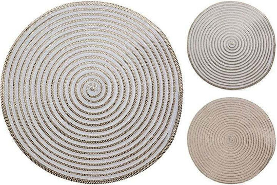 Zaros Round Fabric Placemats 38cm 2 Pieces