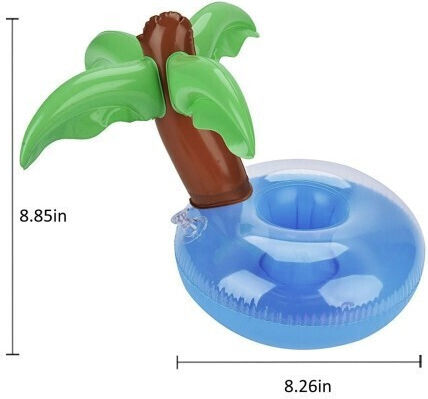 Coconut Tree Φουσκωτή Θήκη Ποτού 22x21cm