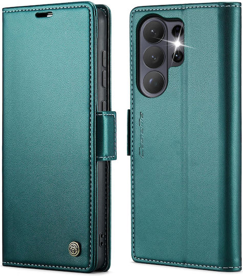 Caseme 023 Samsung Galaxy S26 Ultra 5g Rfid Wallet Synthetic Leather Case Green