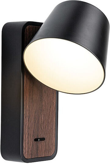VK Lighting LED Warmes Weiß Decken- und Wandleuchte in Schwarz Farbe