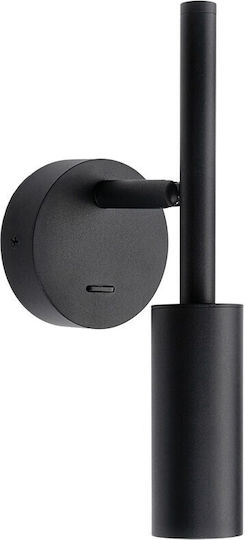 VK Lighting LED Θερμό Λευκό Σποτ σε Μαύρο Χρώμα