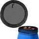 Screen Cover for Insects 95cm Bucket Leaf Filter Cover Outdoor Spaces Gardens Black