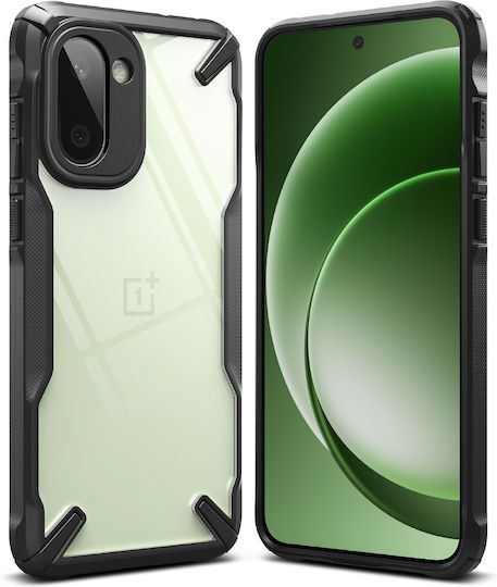 Ringke Fusion X Bumper Σιλικόνης / Πλαστικό με Λουράκι Μαύρο (OnePlus 15R)