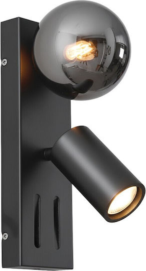 VK Lighting Decken- und Wandleuchte in Schwarz Farbe