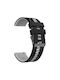 Kalebol Λουράκι Dual Color Silicone Xiaomi Watch 5 47mm 22mm Black Grey