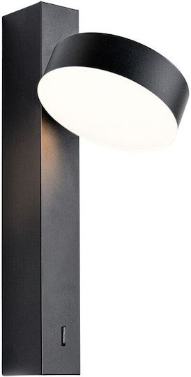 VK Lighting LED Топло Бяло Спот в Черен Цвят