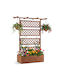 Costway Дървена Розова Кутия за Саксии 183x55x100см