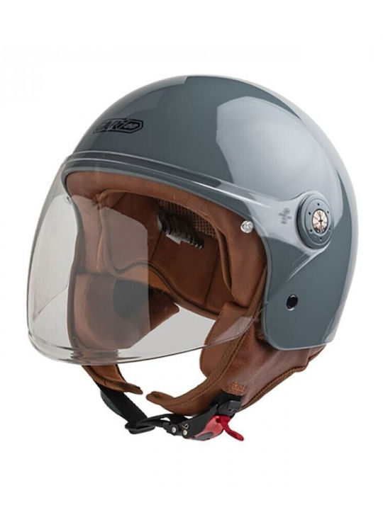 Garibaldi G11 Grauer Motorradhelm Jet ECE 22.06...