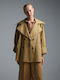 Women's Camel Half Coat