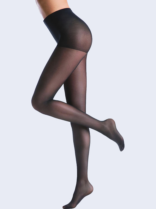 Women's Pantyhose 20 Den with Stitch Black