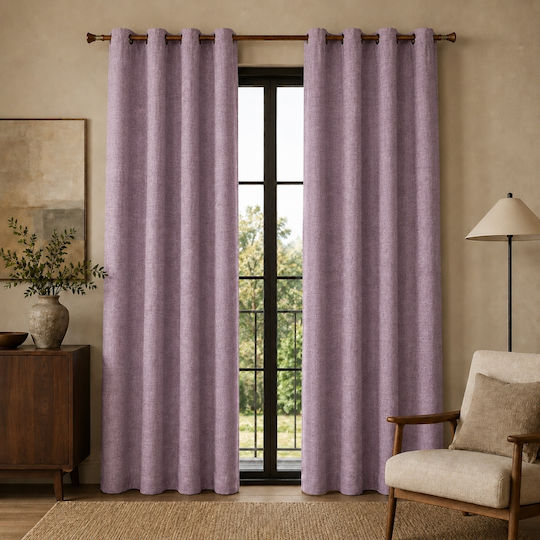 My Home Luxury Mit Grommets Lila 280x270cm My Home Luxury Mit Grommets Lila 280x270cm