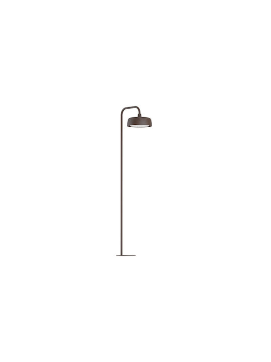 VK Lighting VK Lighting Außenstehlampe LED für Außenbereich 8W mit Warmes Weiß Licht IP65 Braune