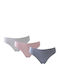 Γυναικεία Slip 3Pack Ασημί