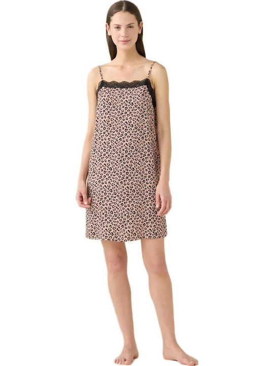 Noidinotte Summer Women's Nightgown Brown Noidinotte Summer Women's Nightgown Brown