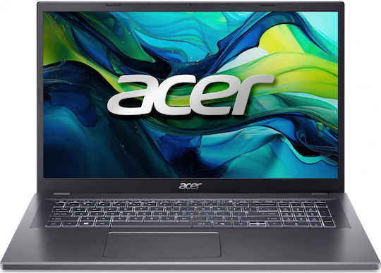Acer Aspire 17 A17-51M -59K6 17.3" IPS Full HD (Core 7-150U/16GB/512GB SSD/Linux) Стоманено Сиво (BG Клавиатура)