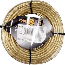 Sârmă De Oțel Frânghie 6mm 15m 85000 Vorel