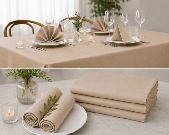 Blanc de Blanc Kitchen Towel Beige 50x50cm