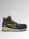 Utility Diadora Αδιάβροχο Μποτάκι Ασφαλείας Μαύρο Run A.box Mid S3s Fo Sr Esd En Iso 20345:2022 182529