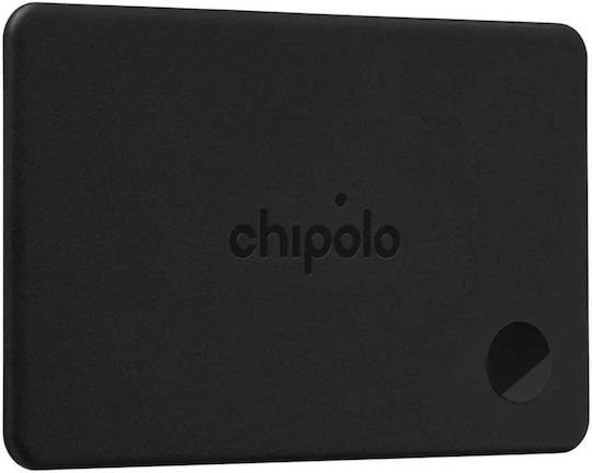 Chipolo Bluetooth Tracker Apple Find My & Google Find Hub Schwarz Wiederaufladbare Batterie