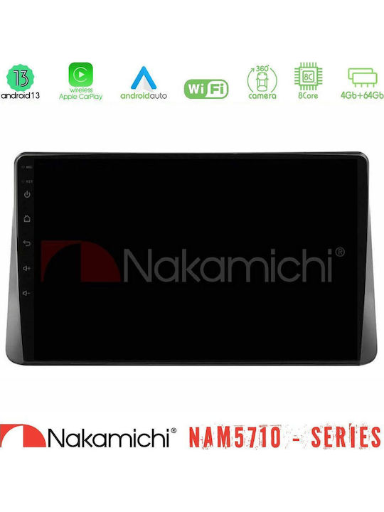 Nakamichi Car Audio System for Audi A5 Ford Focus 2019 Bluetooth USB WiFi GPS Apple CarPlay Android Auto with 9" Touch Screen