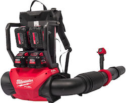 Milwaukee M18 F2BPB-124 Laubbläser mit 4 Batterien 12Heißluftpistolen