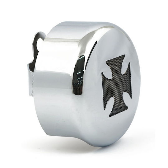 Motorcycle Horn Cover Harley Davidson 93 25 Side Horn C-Round Horn Cover Maltese Cross