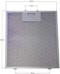 Whirlpool Ανταλλακτικό Μεταλλικό Φίλτρο 22.2x24.8cm Whirlpool Ανταλλακτικό Μεταλλικό Φίλτρο 22.2x24.8cm